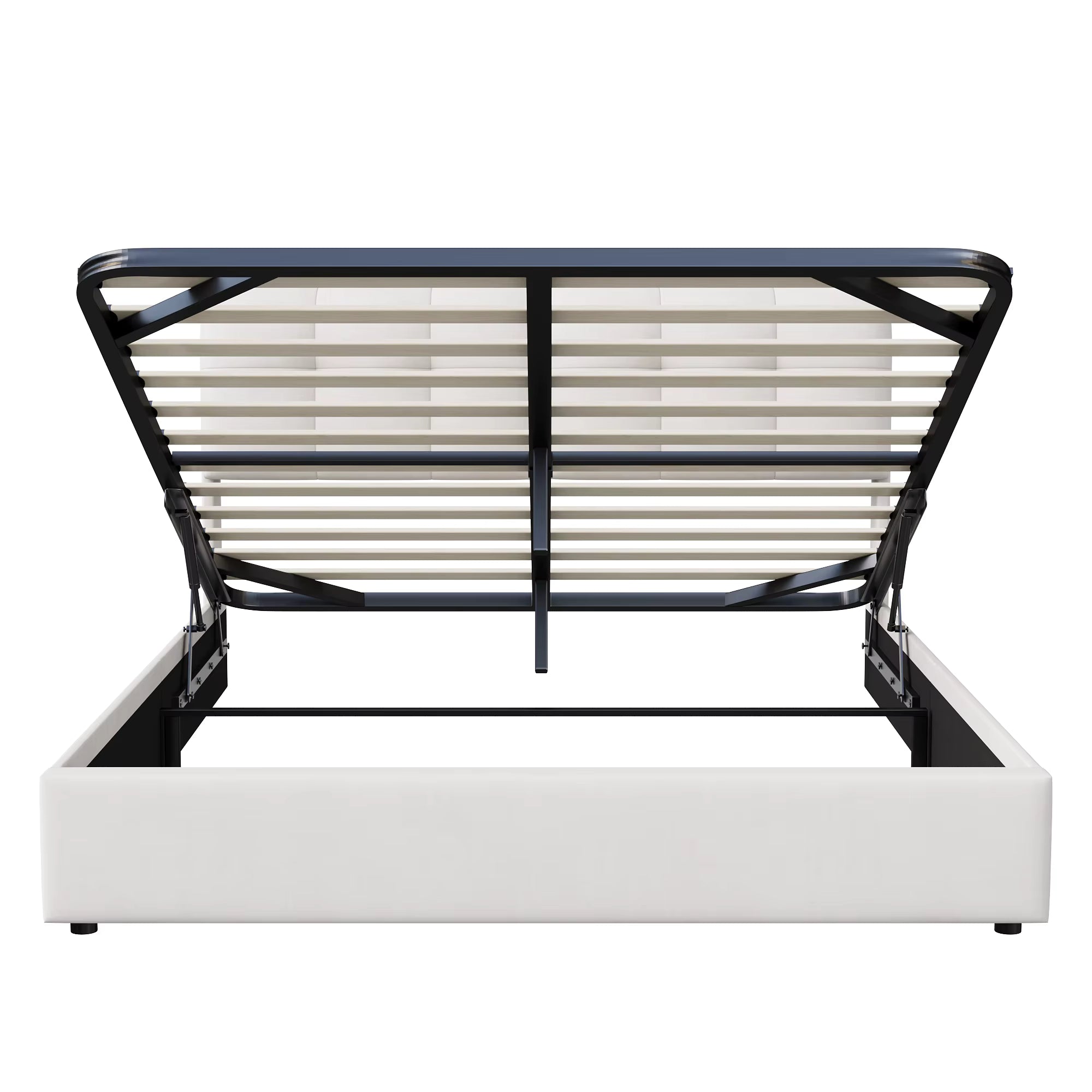 Lit coffre double 160x220 bandeau LED